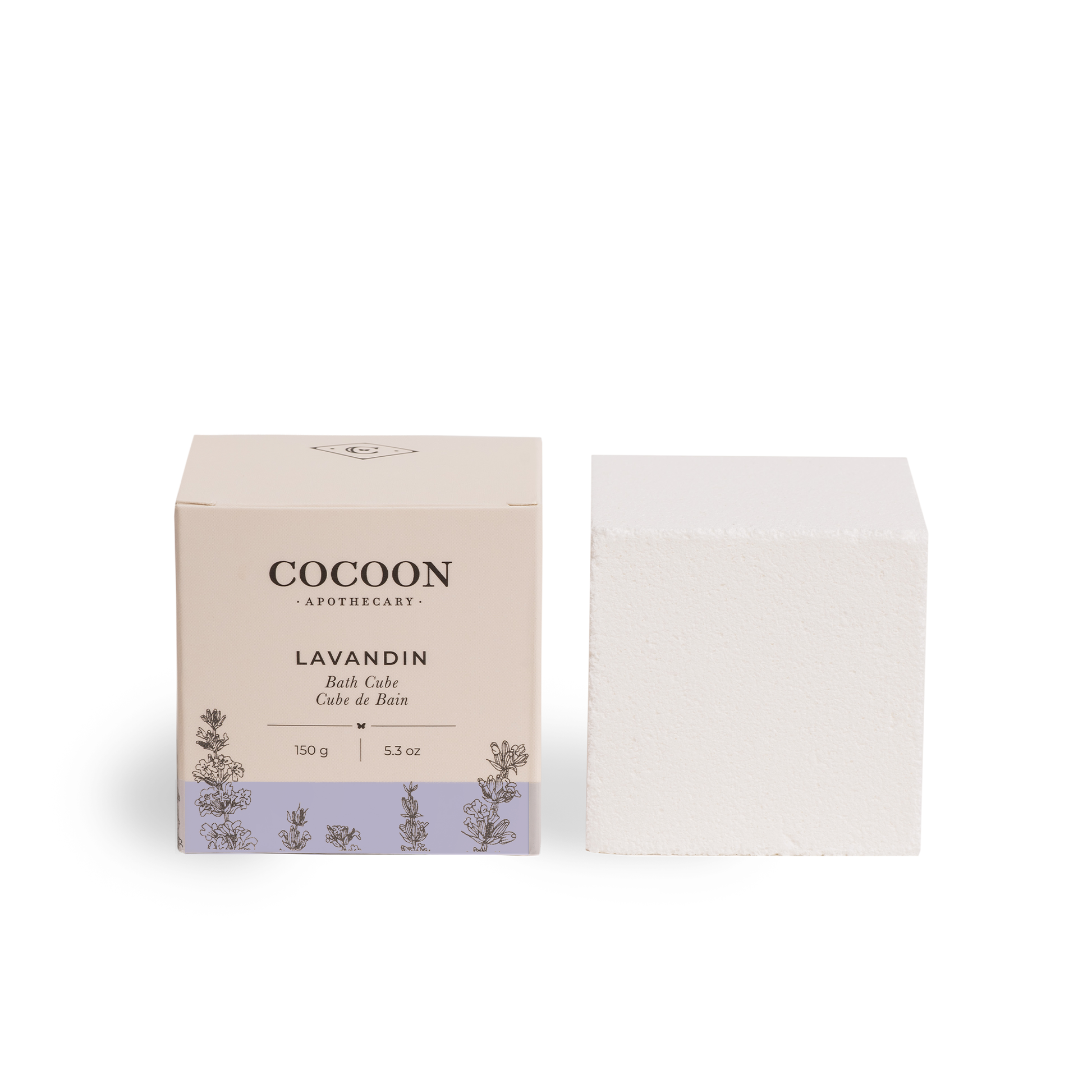 Fizzy bath bomb cube moisturizing cube for bath