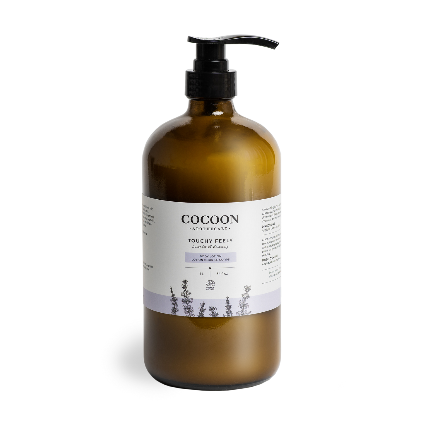 1 Litre Size Ecocert Natural Lotion