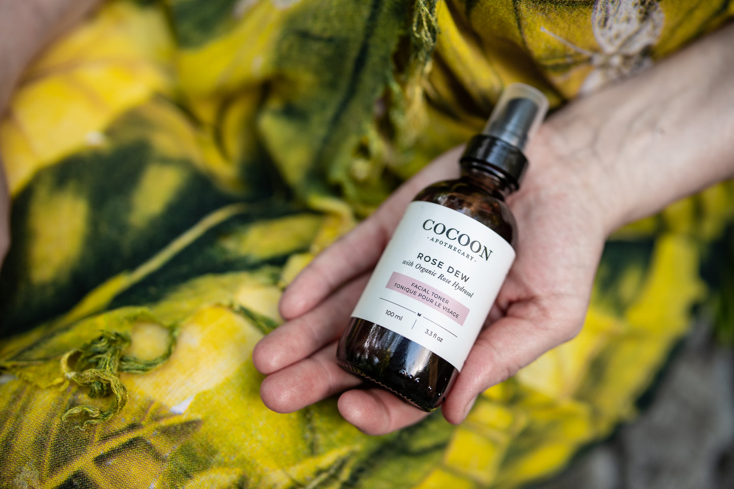 Rose Dew Facial Toner with other Cocoon skincare products