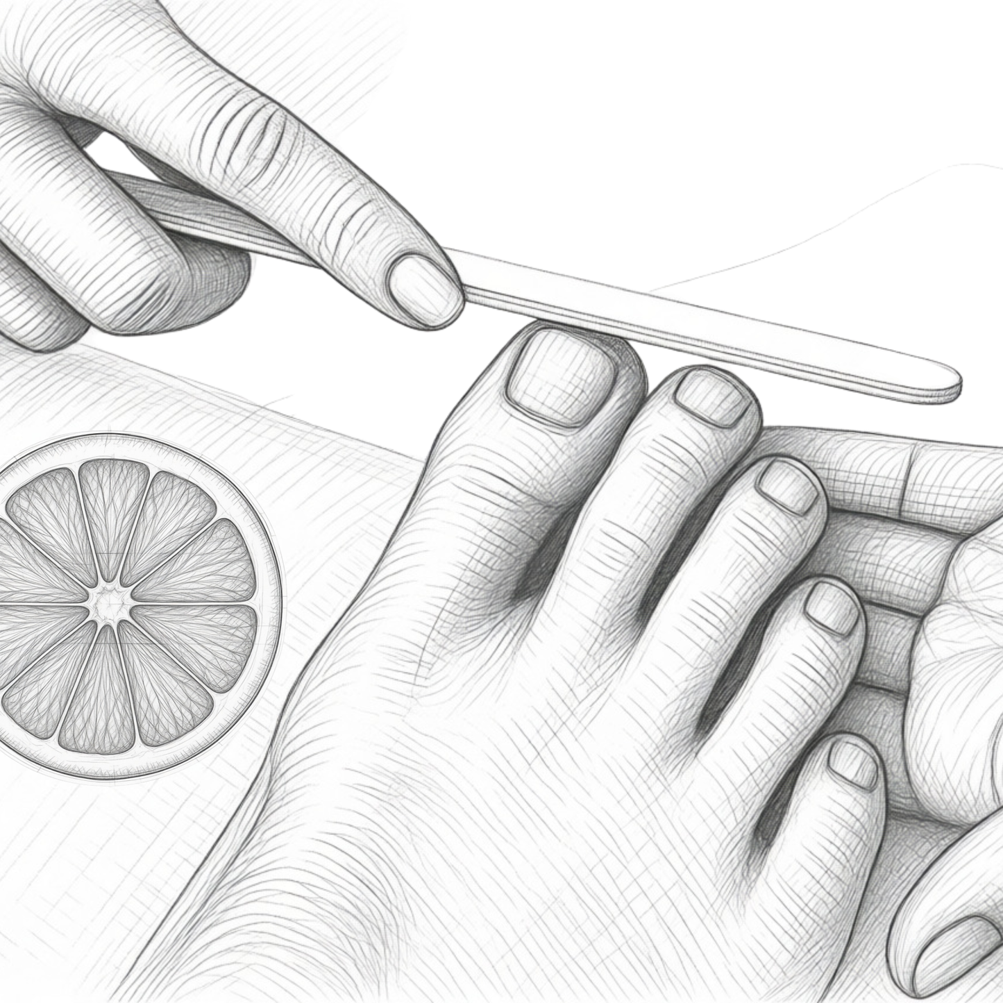 Natural citrus pedicure in Kitchener
