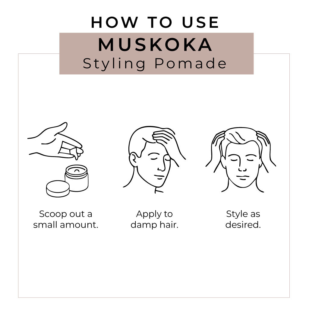 styling pomade natural instructions