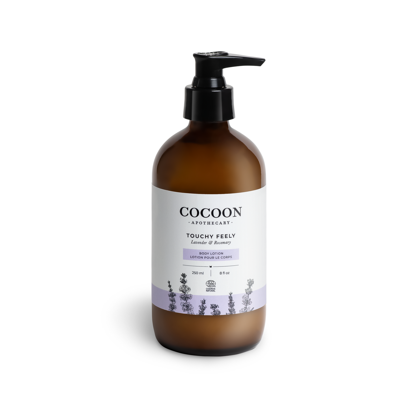 Natural Body Lotion with lavender rosemary