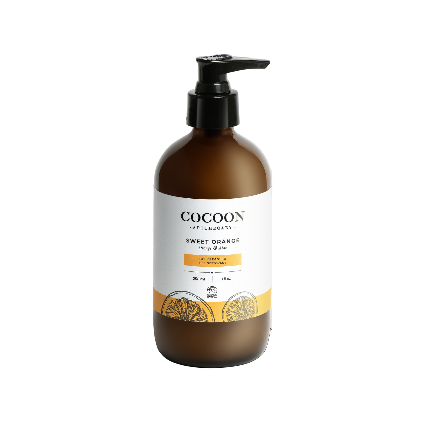 Sweet orange gel cleanser for combination oily skin