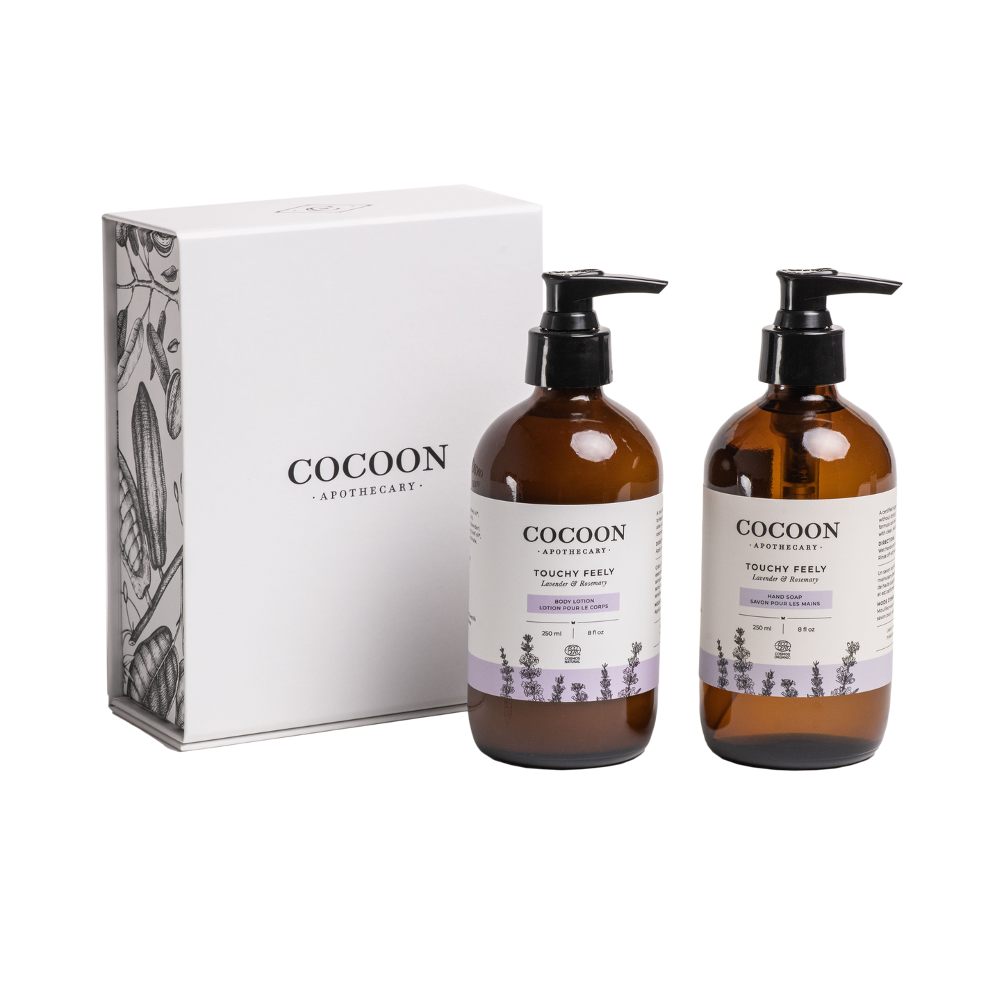 Organic natural sustainable hand care gift set