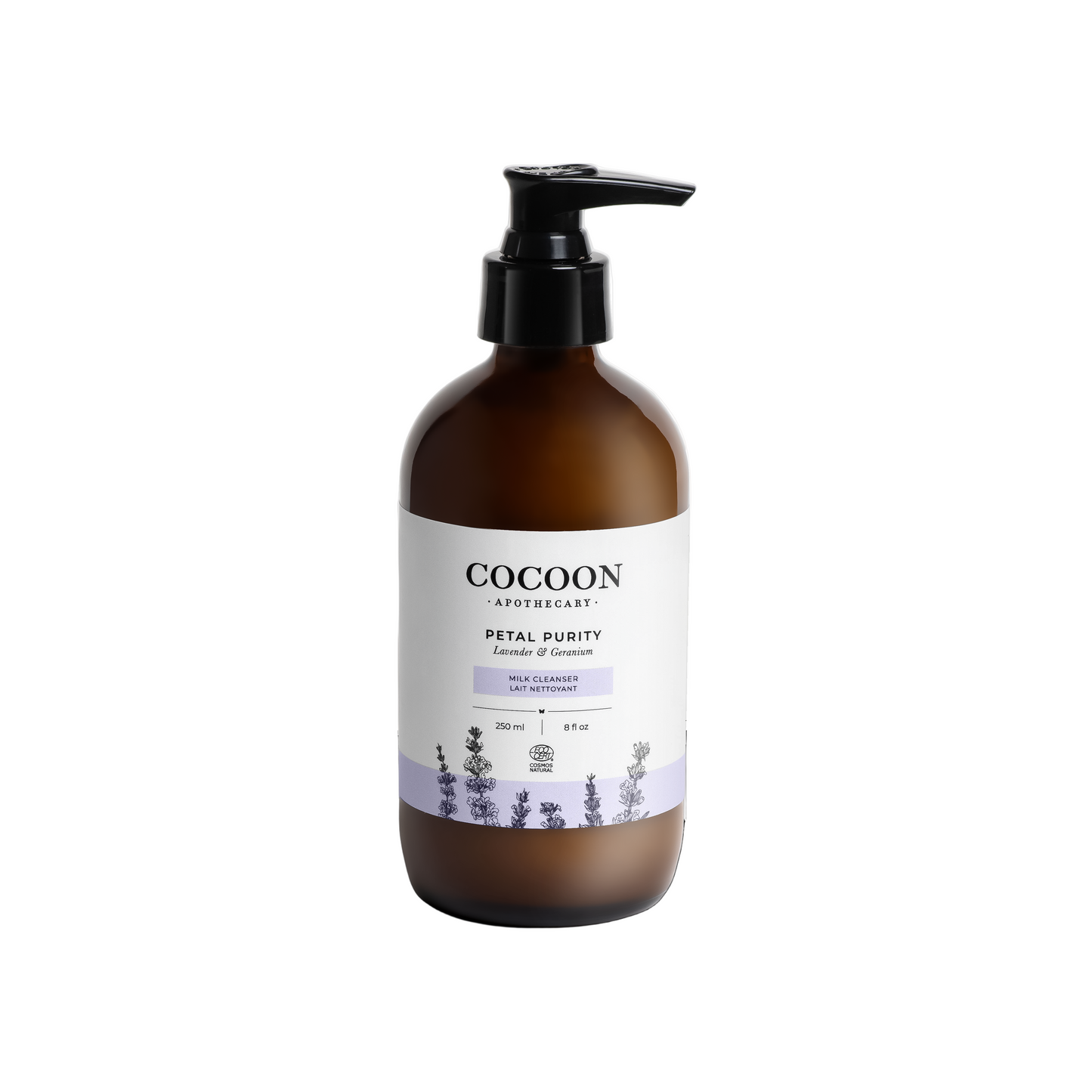 ecocert natural plant-based milk facial cleanser for sensitive or dry skin