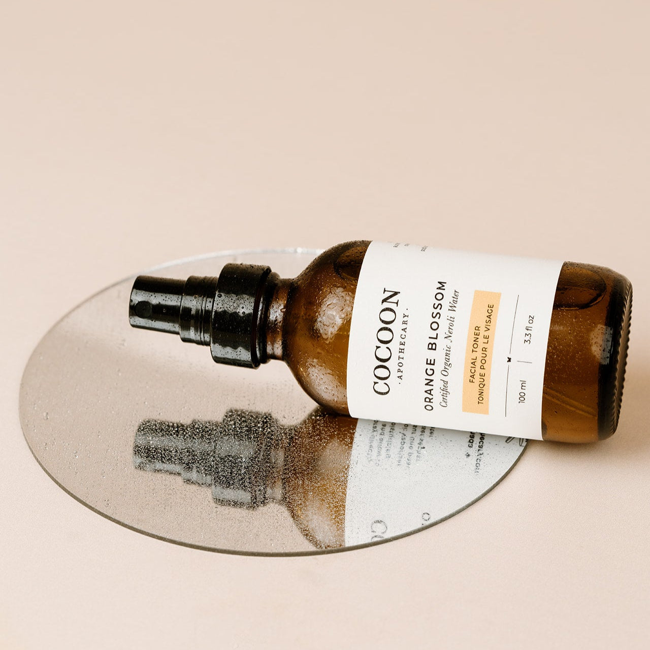 neroli water orange blossom facial toner ecocert organic