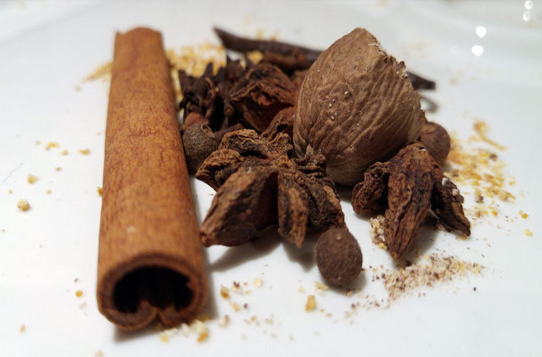 Cinnamon sticks and other simmer pot ingredients