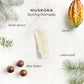 Natural men’s styling pomade ingredients by Cocoon Apothecary