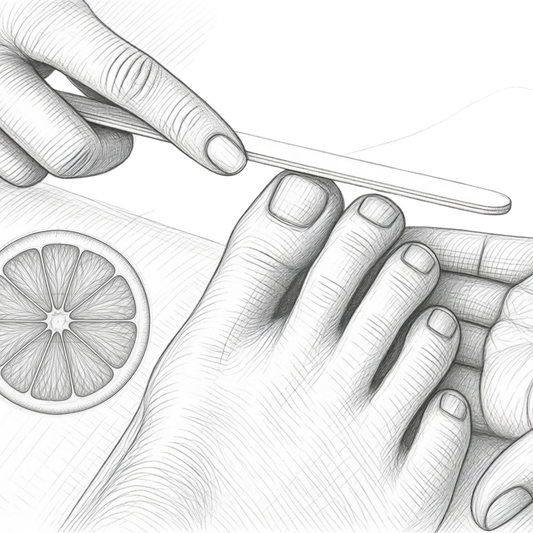 Natural citrus pedicure in Kitchener