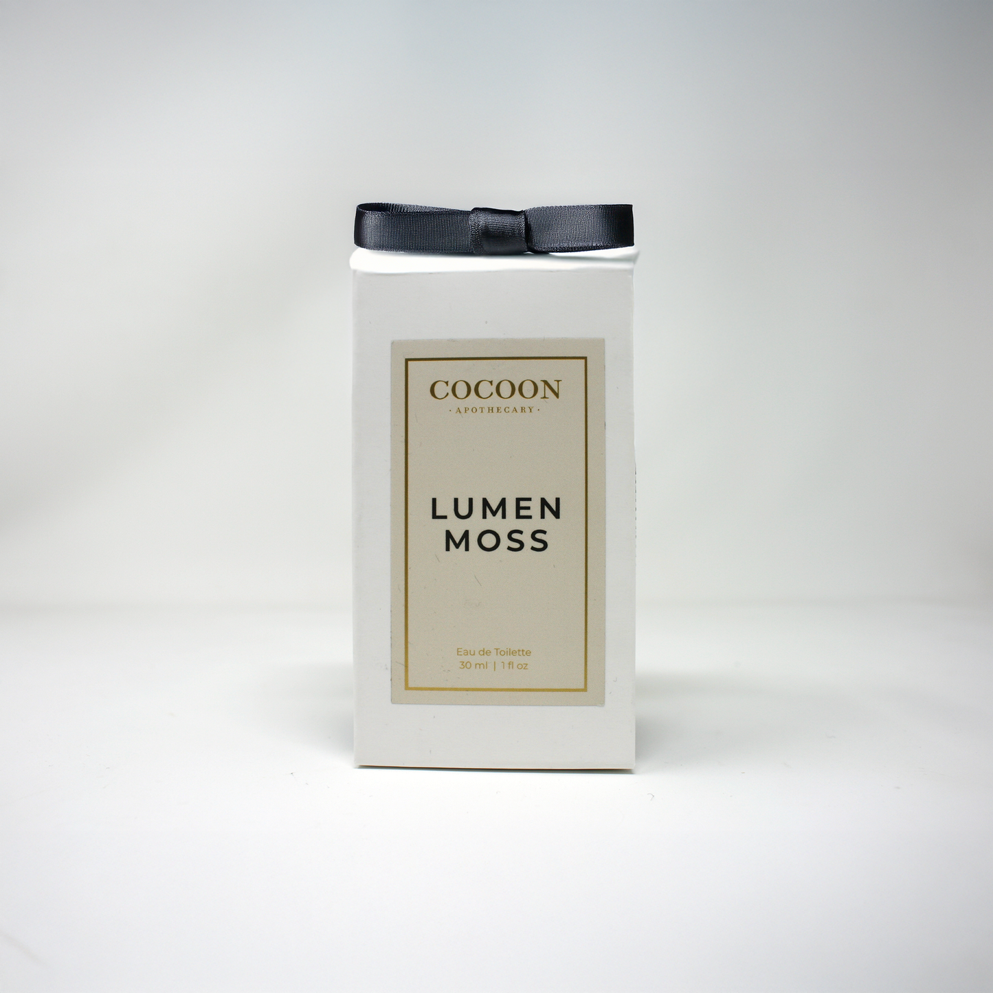 Cocoon Lumen Moss product packaging on a white background