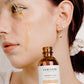 Close-up of Rosehip Facial Oil Serum texture on skin