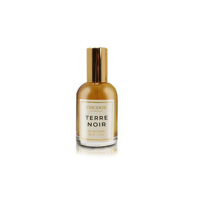 terre noir bottle with white background