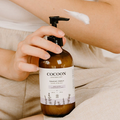 Natural Body Lotion with lavender rosemary